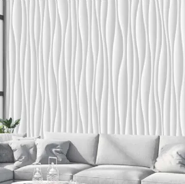 Carta da parati Chiaroscuro CP0506 con fitte linee tridimensionali di Pintdecor