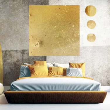 Carta da parati Geometric Gold di Pintdecor