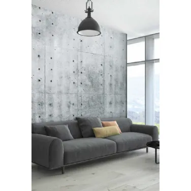 Carta da parati Stile Metropolitano CP0480 effetto lastra di metallo di Pintdecor
