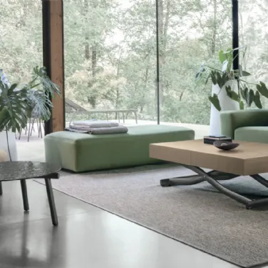 Tavolino trasformabile Dione Wood di Target Point