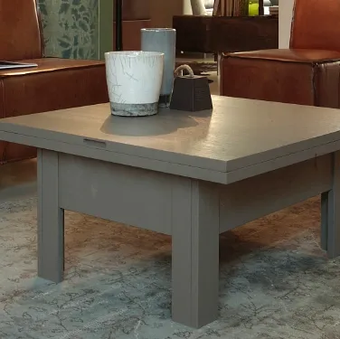 Tavolino Fast apribile in legno massello laccato di Devina Nais