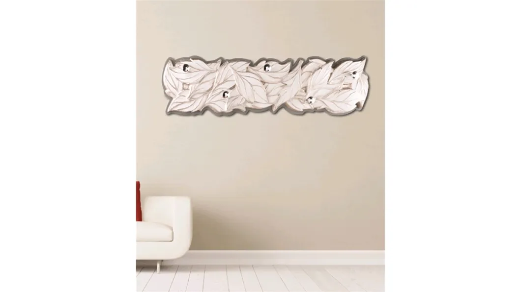 Appendiabito Foglie Preziose in metallo di Pintdecor