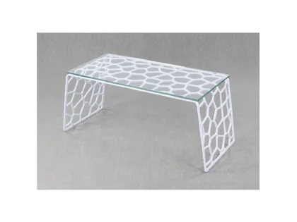 Tavolino Net con linee geometriche di Pintdecor