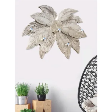 Appendiabito Palmira con decorazioni in foglia argento di Pintdecor