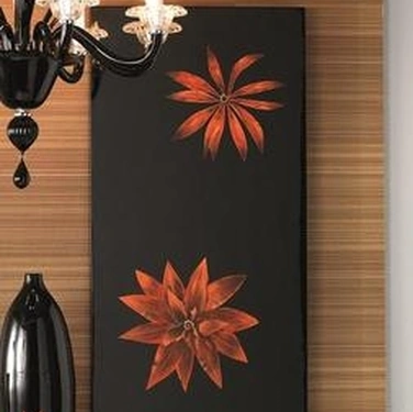 Pannello Decorativo in legno con motivo floreale di Stones