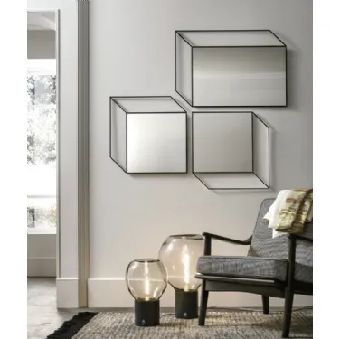 Specchi Sguardo con cornice in metallo di Target Point