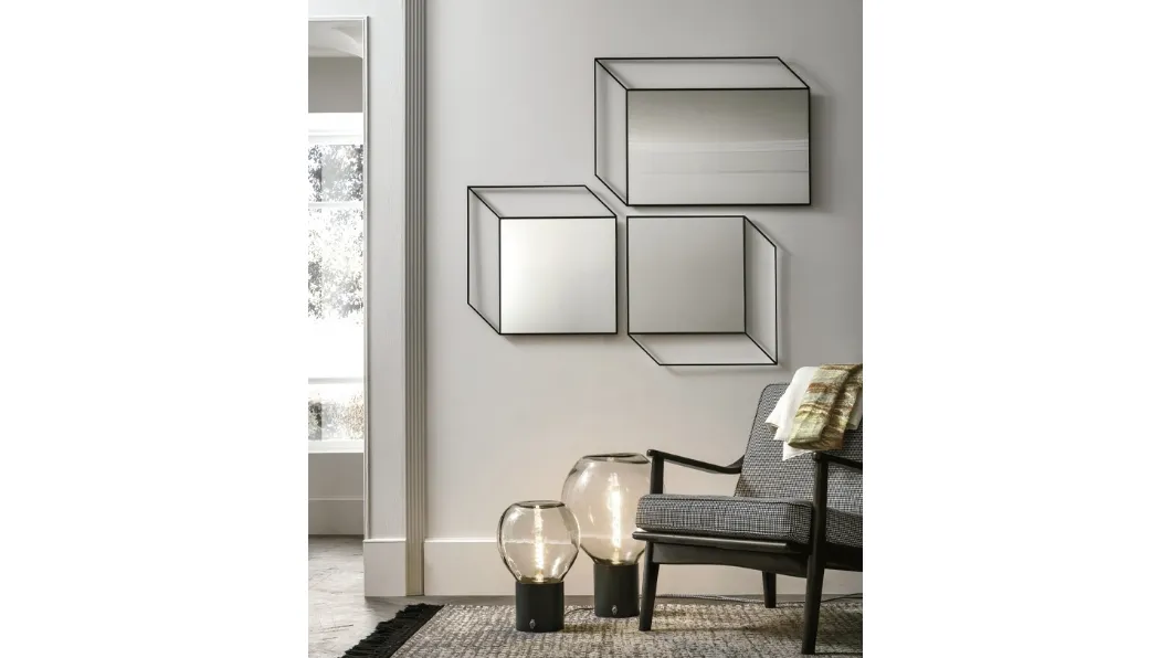 Specchi Sguardo con cornice in metallo di Target Point