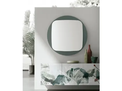 Specchio Space con cornice in vetro di Target Point