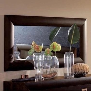 Specchiera Rettangolare con cornice in legno di Stones
