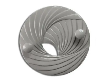 Appendiabito Wonder Grigio Pietra in resina di Pintdecor