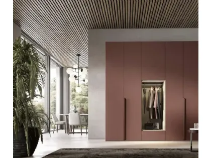 Armadio con ante battenti Utility Libeccio U455 di Moretti Compact Giorno Notte
