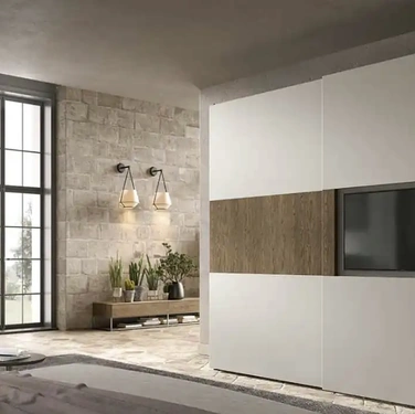 Armadio con ante scorrevoli Brunale TV S159 di Moretti Compact Giorno Notte
