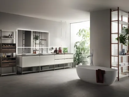 Mobile da Bagno Formalia Laccato Opaco Bianco Prestige di Scavolini Bathrooms