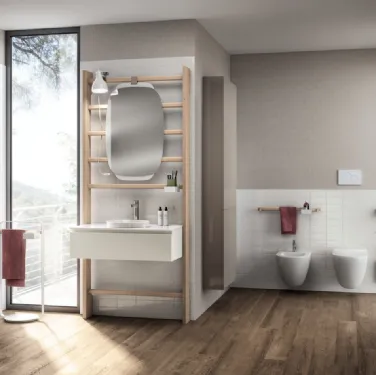 Mobile da Bagno Gym Laccato Opaco Space Bianco Prestige di Scavolini Bathrooms