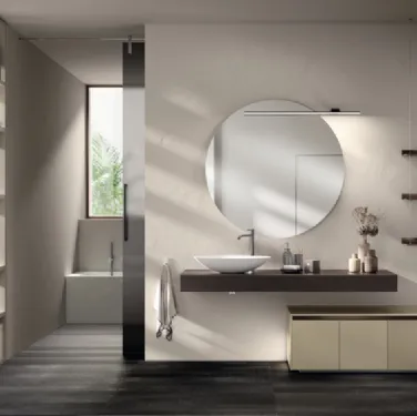 Mobile da Bagno Lido in laminato Strips Urban di Scavolini Bathrooms