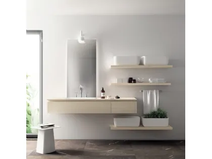 Mobile da Bagno Qi in Decorativo Olmo Kuuki 02 di Scavolini Bathrooms