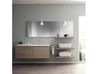 Mobile da Bagno Qi Decorativo Olmo Hono 03 di Scavolini Bathrooms