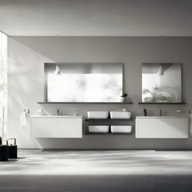 Mobile da Bagno Qi Laccato Opaco Bianco di Scavolini Bathrooms