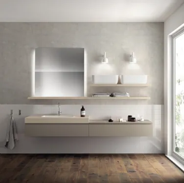 Mobile da Bagno Qi Laccato Opaco Visone di Scavolini Bathrooms