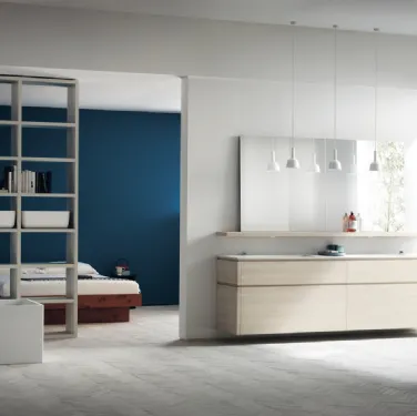 Mobile da Bagno Qi in Decorativo Olmo Kuuki 01 di Scavolini Bathrooms