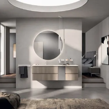 Mobile da Bagno Rivo Decorativo Noce Bancha di Scavolini Bathrooms