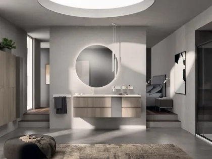 Mobile da Bagno Rivo Decorativo Noce Bancha di Scavolini Bathrooms