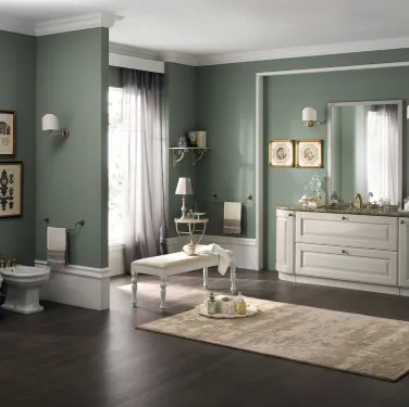 Mobile da Bagno Baltimora Laccato Opaco Grigio Chiaro di Scavolini Bathrooms