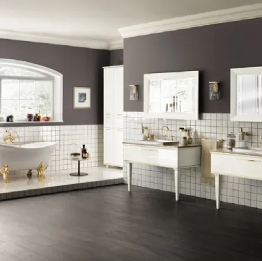 Mobile da Bagno Magnifica Laccato Lucido Bianco Prestige di  Scavolini Bathrooms