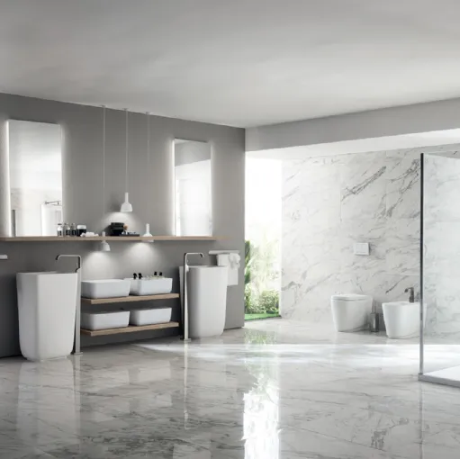 Mobile da Bagno Qi Decorativo Olmo Kuuki 04 di Scavolini Bathrooms