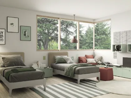 Cameretta componibile Golf C108 in melaminico di Colombini Casa