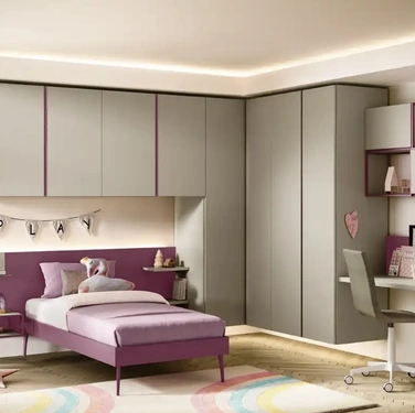 Cameretta a ponte K116 di Moretti Compact Camerette