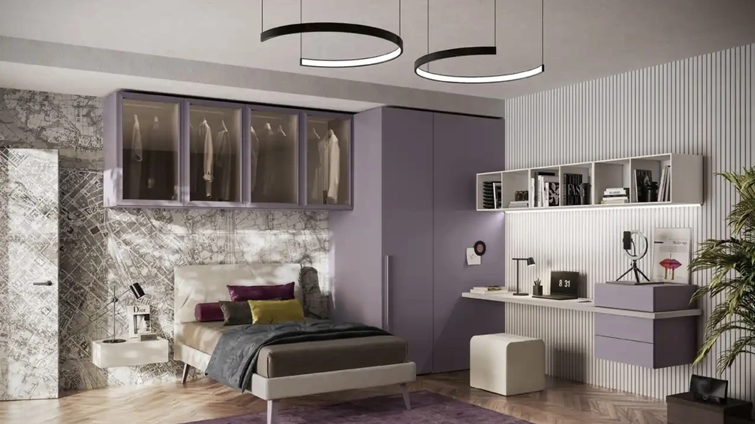 Cameretta a ponte Y109 di Moretti Compact Camerette