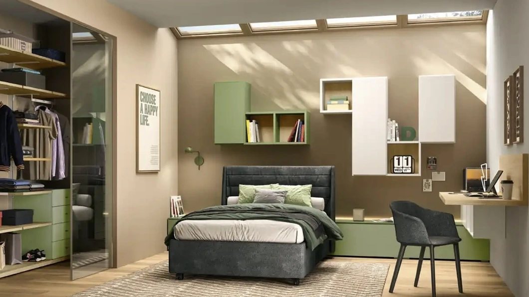 Cameretta per ragazzi Y114 di Moretti Compact Camerette