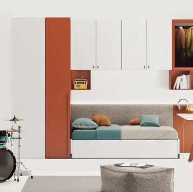 Cameretta a ponte YGAB di Moretti Compact Camerette