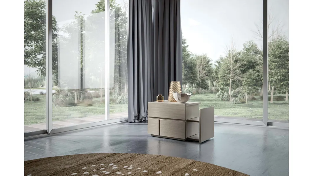 Comodino Ego in Rovere cenere di Veneran