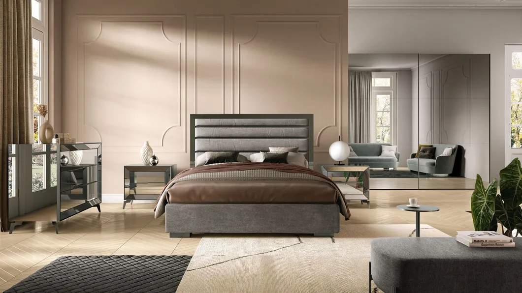 Gruppo Notte di design Astra finitura a Specchio di Adriatica