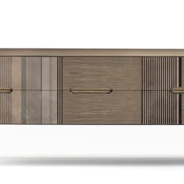 Comò Icon's 102 New Decò V02 in legno con stampa decorativa di Devina Nais