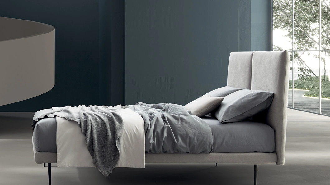 Letto in tessuto imbottito Alessia di Stilfar Italia