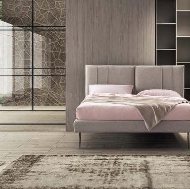 Letto imbottito Angela di Stilfar Italia