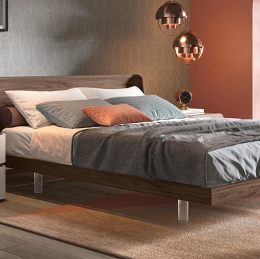 Letto con testiera Desmo di Adriatica