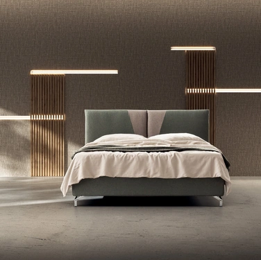 Letto imbottito Emilia di Stilfar Italia