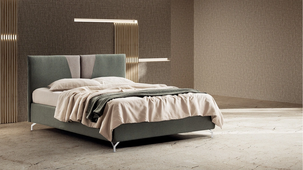 Letto imbottito Emilia di Stilfar Italia