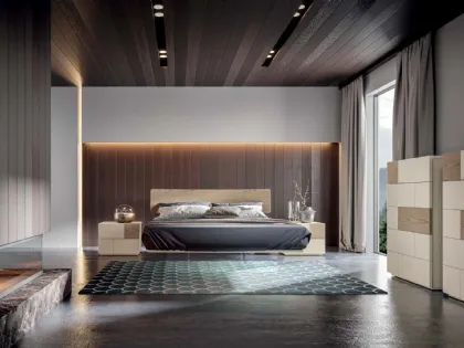 Letto con gamboni in plexiglass Fergy di Veneran
