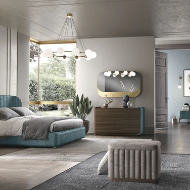 Letto in tessuto Ikelo di Adriatica