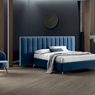 Letto con testiera trapuntata Mia XL di Stilfar Italia
