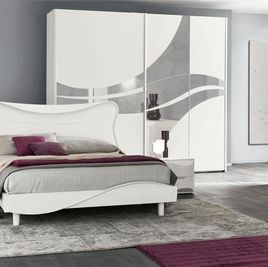 Letto in frassino bianco Mirea di Adriatica