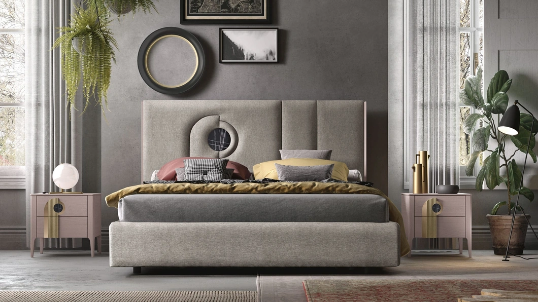 Letto imbottito Mood di Adriatica