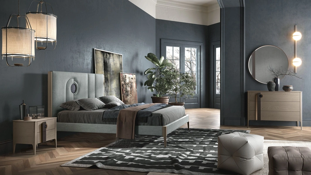 Letto imbottito Mood di Adriatica