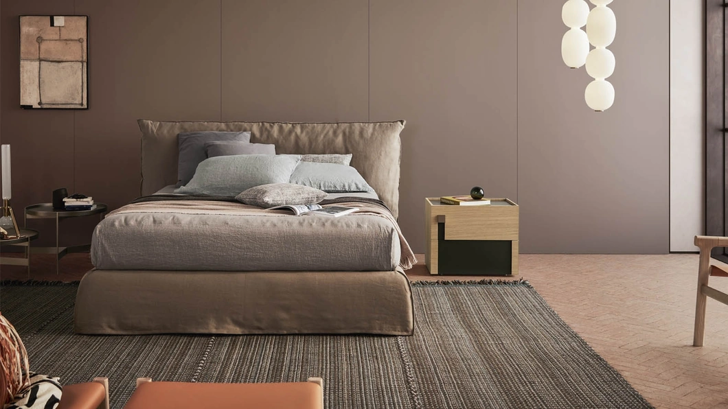 Letto imbottito Piumotto di Pianca