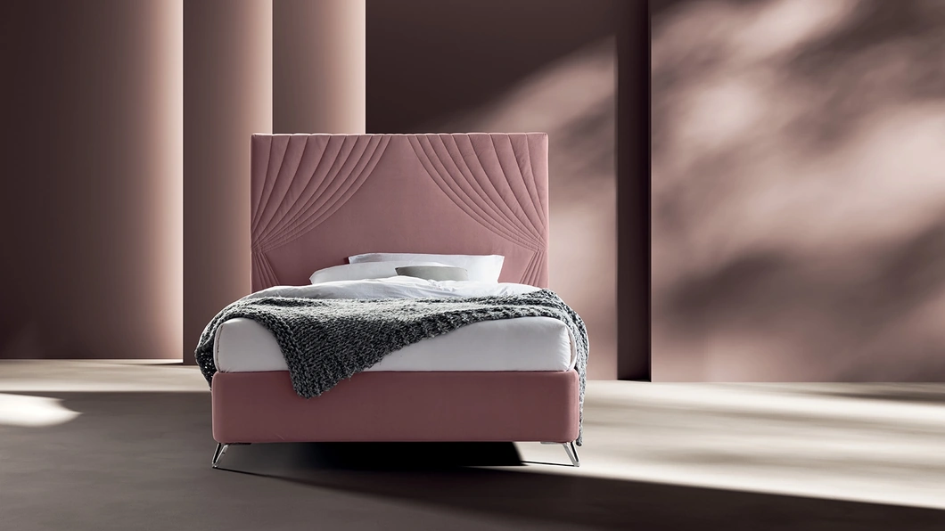 Letto con testiera Sipario di Stilfar Italia